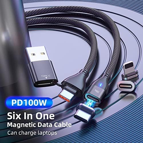 כבל Goxwave תואם ל- Infinix Hot 11 Play - Magnetosnap PD All Braypary כבל, מגנט PD 100W כבל טעינה כבל USB סוג C USB