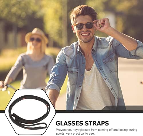 משקפי שמש של Supvox Kid 4 יחידות כוסות מתכווננות מחזיקי שרוכנים משקפיים דקורטיביים שרוכרים צוואר צוואר תלייה משקפיים