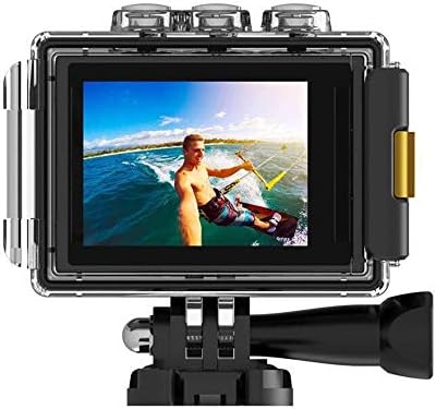 מצלמת ספורט Teerwere 2 אינץ 'מצלמת ספורט אטומה למים DV 4K EIS Ultra HD Action מצלמת 2.4 גרם מצלמת ספורט אטום מים