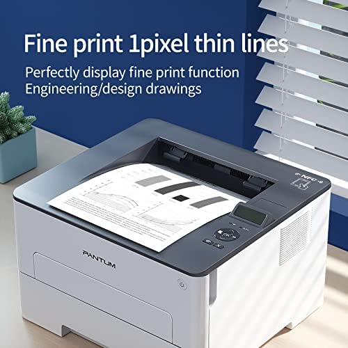 מדפסת לייזר מונוכרום פנטום מדפסת בשחור לבן מדפסת מחשב קטנה אלחוטית עם מדפסת דו-צדדית דו-צדדית אוטומטית לשימוש ביתי עם