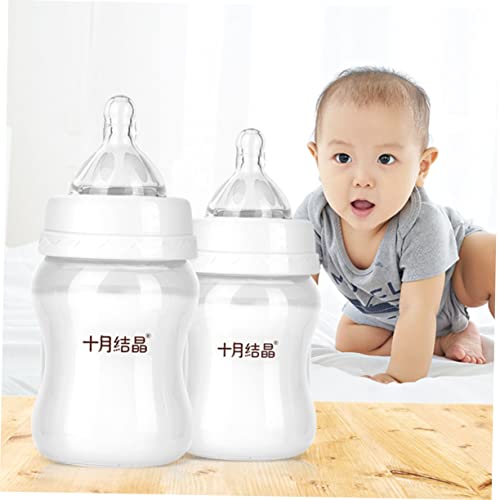 בקבוקי חלב פלסטיק בקבוקי חלב תינוקות מזין בקבוק תינוק טרי לשמור בקבוקים לבן מיכל חלב אחסון עמ תינוק סיעוד תינוקות מזין